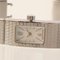 Reloj brazalete rectangular con logo de Fendi plateado, Imagen 7