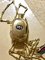 GUCCI Vintage goldene Parfümflasche Halskette mit Logo oben 5