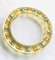 Vintage Resin Bangle, Bracelet with Gold and Silver CC Marks from Chanel, Image 1