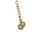 Goldfarbene Halskette mit Anhänger Kostüm Halskette von Christian Dior 2