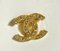 Broche mini Cc vintage con piedras de cristal de Chanel, Imagen 1