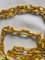 Goldene lange Vintage Halskette von Celine 8