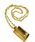 Goldene lange Vintage Halskette von Celine 3
