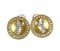 Gold Earrings from Yves Saint Laurent, Set of 2 1