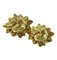 Vintage Gold Tone Smiley Sunshine Face Earrings from Hermes, Set of 2 1
