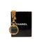 Collar con colgante de lupa de doble cadena bañado en oro de Chanel, Imagen 7