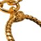 Collar con colgante de lupa de doble cadena bañado en oro de Chanel, Imagen 2