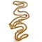 Collar vintage de cadena dorada con dijes de Cd de cristal de Christian Dior, Imagen 1