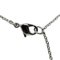 Logo Spellout Charms Necklace Costume Necklace by Christian Dior 4