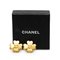 CC Clover Clip on Ohrringe Kostüm Ohrringe von Chanel, 2 . Set 4