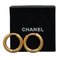 CC Hoop Earrings from Chanel, Set of 2 5