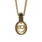 Logo Rhinestone Pendant Necklace from Christian Dior 2