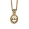 Logo Rhinestone Pendant Necklace from Christian Dior 1
