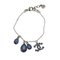 CC Drop Rhinestone Chain Bracelet from Chanel 1