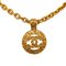 CC Round Pendant Necklace from Chanel 2