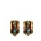 Cloisonne Clip-On Earrings from Hermes, Set of 2 1