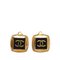 Chanel Square Cc Clip On Earrings Costume Earrings, Set of 2 1
