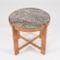 Marble and Mahogany Occasional Table, 1940s, Image 4