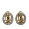 Rhinestone Clip-On Earrings from Christian Dior, Set of 2 1