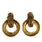 Double Hoop Clip-On Earrings from Chanel, Set of 2 1