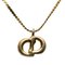 Logo Rhinestone Pendant Necklace from Christian Dior 2