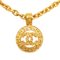 CC Round Pendant Necklace from Chanel 1
