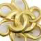 CC Flower Clip-On Earrings from Chanel, Set of 2 3