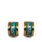 Cloisonne Clip-On Earrings from Hermes, Set of 2 1