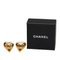 CC Heart Clip on Earrings from Chanel, Set of 2, Image 3