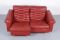DS-P Sofa and Ottoman from de Sede, 1975 10