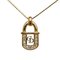 Lock Pendant Necklace Costume Necklace from Christian Dior 1