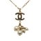 CC Halskette mit Kunstperlen von Chanel 1