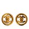 Chanel Cc Turn Lock Clip-On Earrings Costume Earrings, Set of 2, Image 1