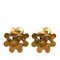 Chanel Cc Flower Clip On Earrings Costume Earrings, Set of 2, Image 1