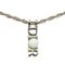 Logo Plate Pendant Necklace from Christian Dior 1