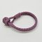 Bracelet in Light Purple and Leather from Bottega Veneta 2