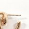 Hoop Earrings in Silver 925 and Gold from Bottega Veneta 7