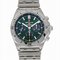 Breitling Chronomat B01 42 Ab0134101l1a1 Green Mens Watch 1