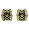 Moss Green-Plated Earrings from Burberry, Set of 2, Image 1