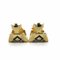 Moss Green-Plated Earrings from Burberry, Set of 2 3