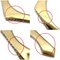 Bracciale rigido in oro e pietra trasparente di Burberry, Immagine 9