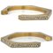Bangle in Gold & Clear Stone from Burberry 4