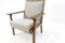 Vintage GE181A Sessel mit Hoher Rückenlehne von Hans J. Wegner für Getama 8
