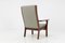 Vintage GE181A High Back Easy Chair by Hans J. Wegner for Getama 4