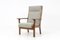 Poltrona con schienale alto GE181A vintage di Hans J. Wegner per Getama, Immagine 2