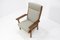 Poltrona con schienale alto GE181A vintage di Hans J. Wegner per Getama, Immagine 7