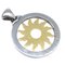 Large Tondo Sun Pendant in Stainless Steel from Bvlgari, Image 1