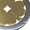 Lámpara colgante Tondo Clover grande de acero inoxidable y oro de Bvlgari, Imagen 3