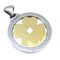 Lámpara colgante Tondo Clover grande de acero inoxidable y oro de Bvlgari, Imagen 1