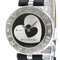 Polished Heart Steel and Leather Watch from Bvlgari, Image 1